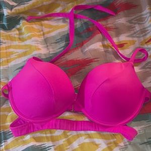Victoria’s Secret Pink Cutout Halter Bikini Top